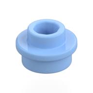 Plate Round 1 x 1 with Open Stud (Bright Light Blue)