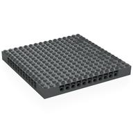 Brick Special 16 x 16 x 1 1/3 with Pin Holes (Dark Bluish Gray)
