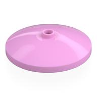 Dish 4 x 4 Inverted with Open Stud [Radar] (Bright Pink)