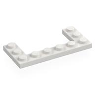 Plate 3 x 6 with 2 x 4 Cutout (White)