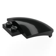 Windscreen, Curved 4 x 5 (Black)