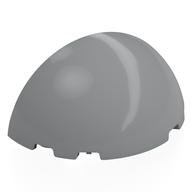 Dome 6 x 3 x 3 Half (Light Bluish Gray)