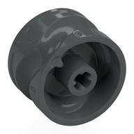 Gear Shifter with Groove, 8 Steps, No Markings (Dark Bluish Gray)