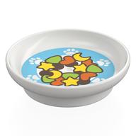 Duplo Dish with Hearts, Stars, Moons, and Triangles Print (White)