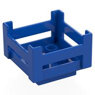 Duplo Container Wooden-Style Crate (Blue)
