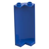 Cylinder Quarter 2 x 2 x 5 (Wall) (Blue)