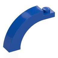 Brick Arch 1 x 4 x 2 1/3 Curved Top (Blue)