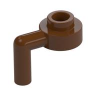 Plate Special Round 1 x 1 with Vertical Bar (Reddish Brown)