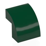 Brick Curved 2 x 2 x 1 2/3 (Dark Green)