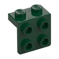 Bracket 1 x 2 - 2 x 2 (Dark Green)