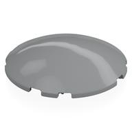 Brick Round Curved 6 x 6 x 1 (Light Bluish Gray)