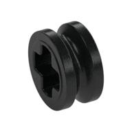 Technic Bush 1/2 Smooth with Axle Hole Semi-Reduced (Black)