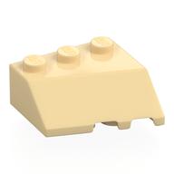 Brick Wedged, Sloped 45° 3 x 3 Left (Tan)