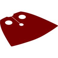 Neckwear Cape, Standard, Very Short, Dark Red Back Pattern [Spongy Stretchable Fabric] (Red)