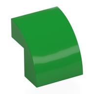 Brick Curved 2 x 2 x 1 2/3 (Bright Green)