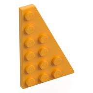 Wedge Plate 6 x 4 Right (Bright Light Orange)