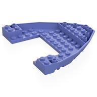 Boat Hull Section, Brick 10 x 12 x 1 with 4 x 6 Cutout (Blue Violet)