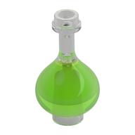 Equipment Bottle / Erlenmeyer / Florence Flask with Trans-Bright Green Pattern (Trans-Bright Green)
