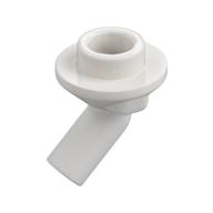 Bar, Angled with 1 x 1 Round Plate / Stud on End (White)