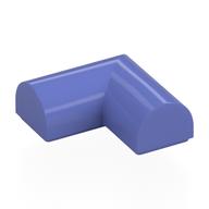 Brick Curved 2 x 2 x 2/3 Double, Corner, No Studs (Blue Violet)