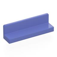 Panel 1 x 4 x 1 with Rounded Corners [Thin Wall] (Blue Violet)