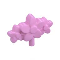 Headwear Accessory Flowers with Small Pin (Bright Pink)