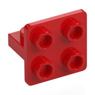 Bracket 1 x 2 - 2 x 2 Centered (Red)