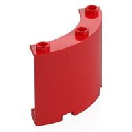 Panel 4 x 4 x 3 Quarter Cylinder (Red)