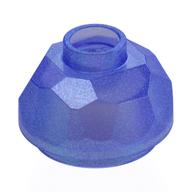Rock Boulder 2 x 2 x 1, Bottom (Opal Trans-Purple)