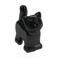 Animal, Cat, Kitten, Short Tail [Plain] (Black)