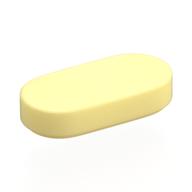 Tile Round 1 x 2 (Bright Light Yellow)