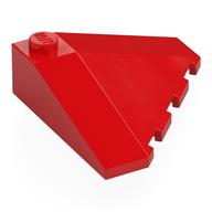 Brick Wedged, Sloped 18° 4 x 4 Corner (Red)