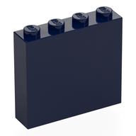 Brick 1 x 4 x 3 (Dark Blue)