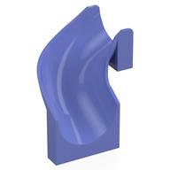 Slide Curved Left 90° (Blue Violet)