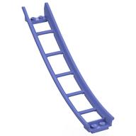 Vehicle Track, Roller Coaster Ramp Large Lower Part, 6 Bricks Elevation (Blue Violet)