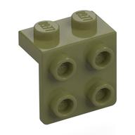 Bracket 1 x 2 - 2 x 2 (Olive Green)