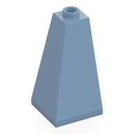 Brick Sloped 75° 2 x 2 x 3 Double Convex (Sand Blue)