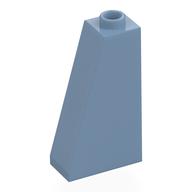Brick Sloped 75° 2 x 1 x 3 with Hollow Stud (Sand Blue)