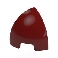 Brick Round Curved 1 x 1 x 1 Quarter Dome (Dark Red)