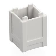 Container Box 2 x 2 x 2 - Top Opening (White)