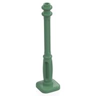 Lamp Post 2 x 2 x 7 with 4 Base Flutes (Sand Green)