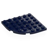 Plate Round Corner 6 x 6 (Dark Blue)