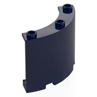 Panel 4 x 4 x 3 Quarter Cylinder (Dark Blue)