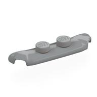 Plate Special 1 x 4 with Rounded Corners, 2 Studs (Light Bluish Gray)