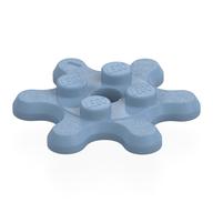 Plate Special 2 x 2 Splat Gear, 6 Teeth (Sand Blue)