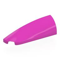 Brick Round, Curved Double 1 x 4 with Stud Notch Left (Dark Pink)