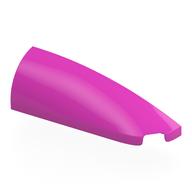 Brick Round, Curved Double 1 x 4 with Stud Notch Right (Dark Pink)