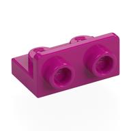Bracket 1 x 2 - 1 x 2 Inverted (Magenta)