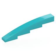 Brick Curved 1 x 8 x 1 2/3 (Medium Azure)