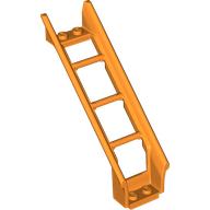 Vehicle Track, Roller Coaster Steep Ramp, 6 Bricks Elevation (Orange)